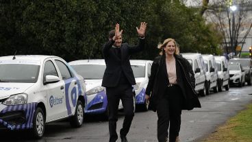 Así llegaban los candidatos para el debate en televisión.