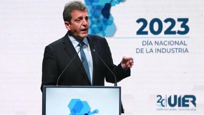 Sergio Massa había anticipado la medida durante un acto por el Día de la Industria realizado en Paraná, Entre Ríos.