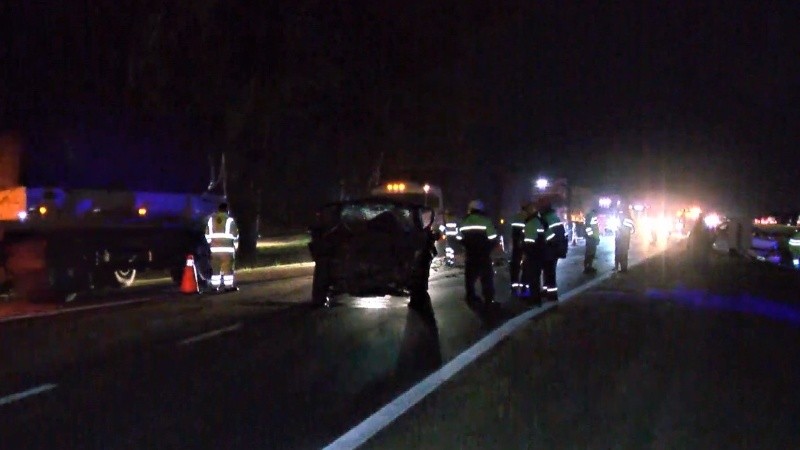 Intervenían ambulancias, Defensa Civil, Bomberos y la Policía.