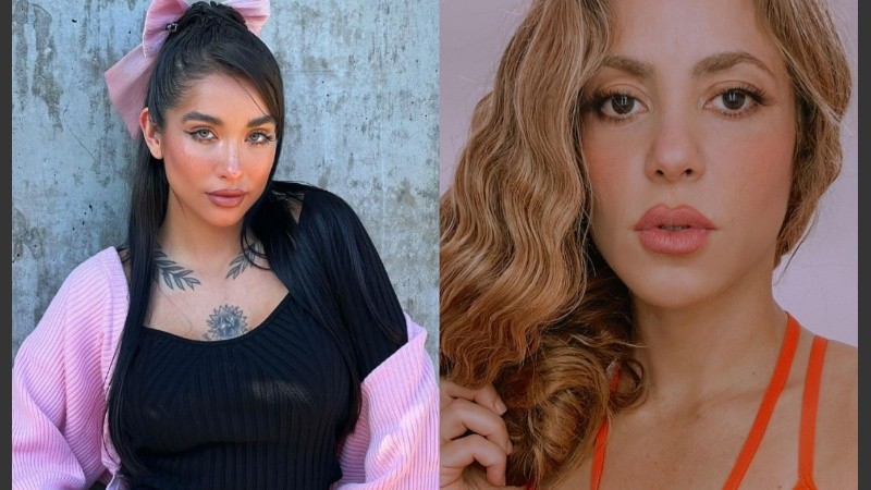 Marñia Becerra y Shakira.