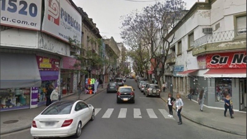 La calle San Luis, una muestra de la crisis económica del país.