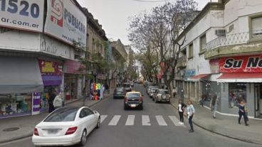 La calle San Luis, una muestra de la crisis económica del país.