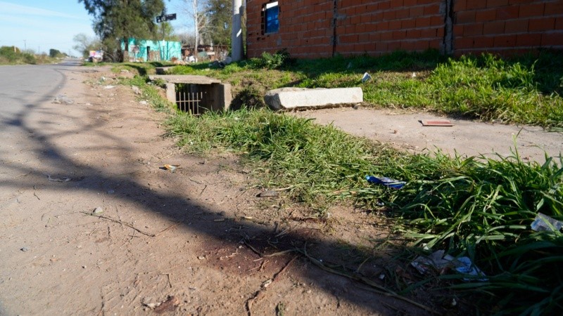 El lugar del hecho en Baigorria y Dr. Pérez en zona norte de Rosario.