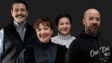 Elenco y director de "Neva".