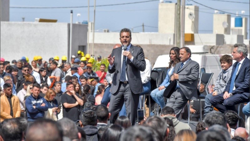 El ministro de Economía y candidato presidencial Sergio Massa.