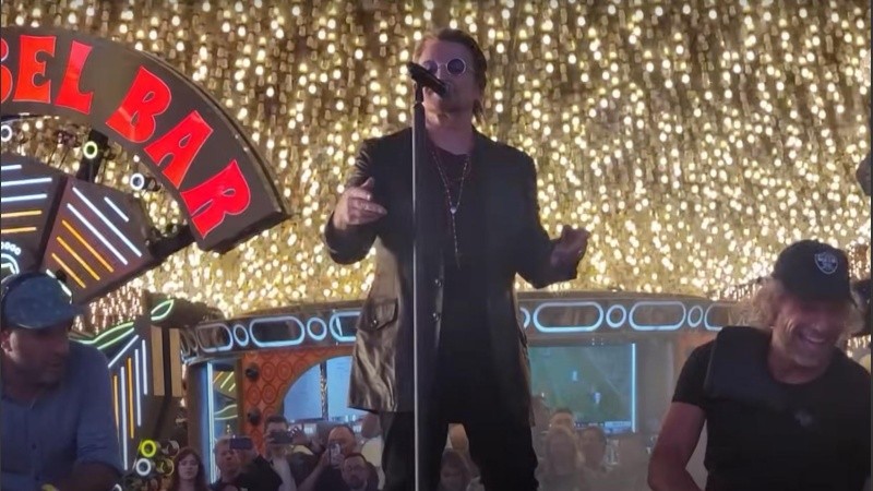 Bono, cantante de U2.