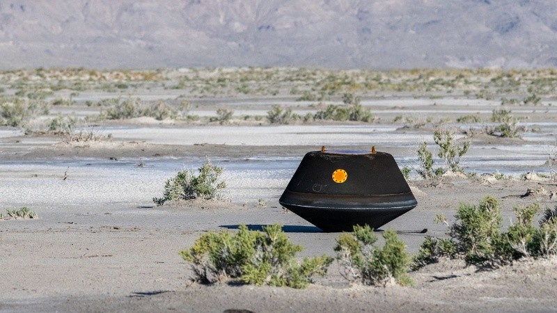 La sonda Osiris-Rex aterrizó en el desierto de Utah, Estados Unidos.