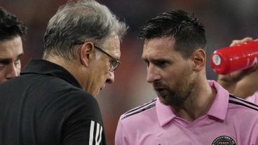 Messi sigue en duda para la final que disputará el Inter Miami por una molestia en el isquiotibial derecho.