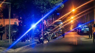 La Policía trabajaba este martes a la noche en zona sur.