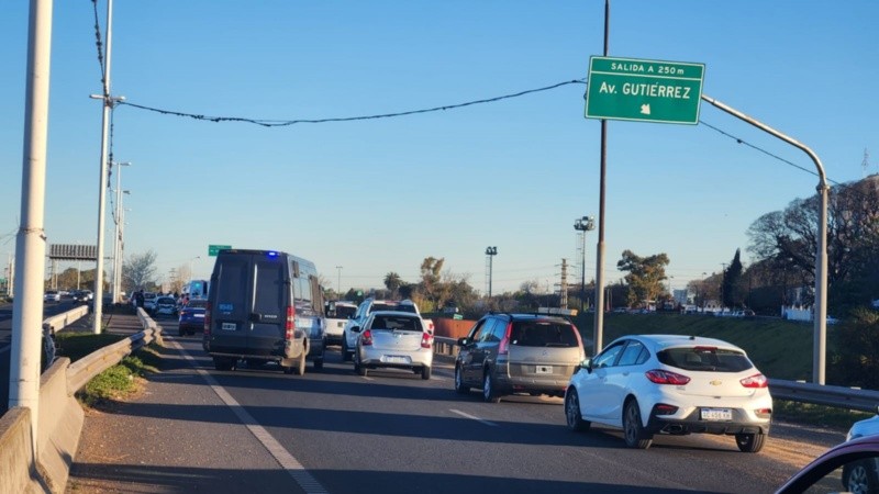 El choque múltiple en la avenida de Circunvalación.