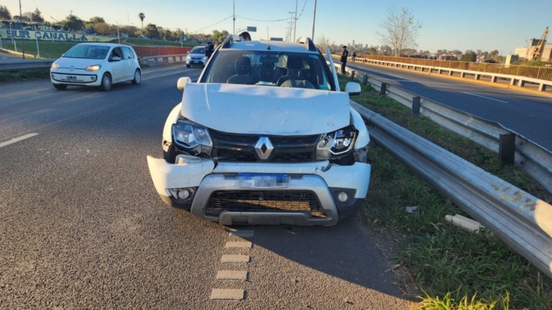 El choque múltiple en la avenida de Circunvalación.
