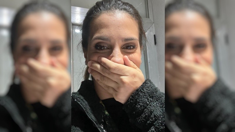 Cinthia Fernández y sus vecinos.