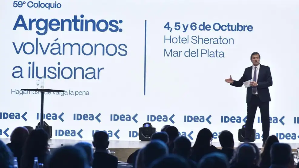 Santiago Mignone, presidente del 59° Coloquio de Idea.
