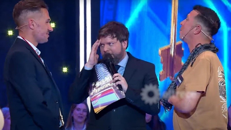 Guido Kaczka, sorprendido por la decisión de un participante.