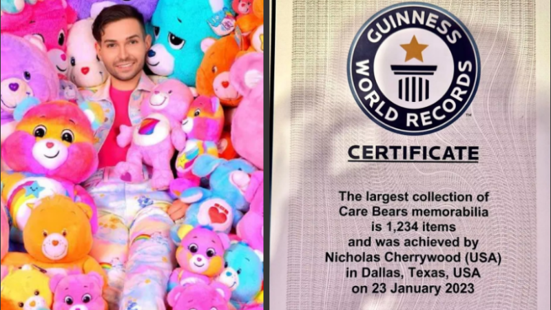 En enero fue reconocido por tener la colección más grande de 