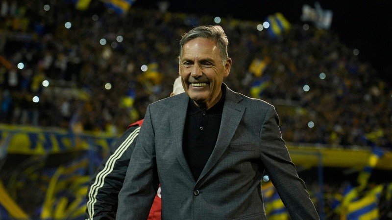 Russo no pudo ocultar su felicidad tras la definición de Campaz.