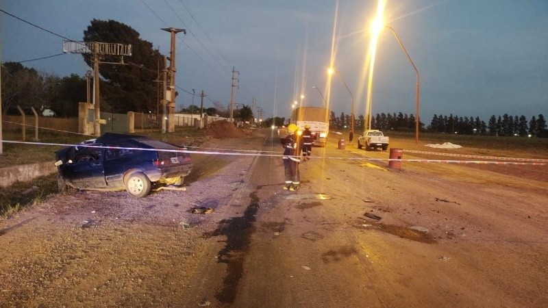 Personal policial trabajó en el lugar.