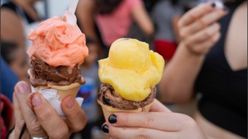 Rosario es la capital nacional del helado artesanal.