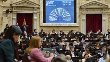La Cámara de Diputados en sesión especial este martes.