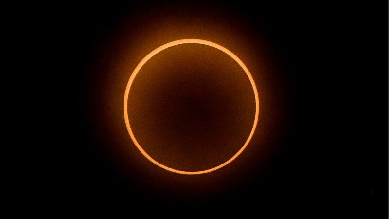 En Centroamérica y Norteamérica el eclipse de sol fue anular y se vio el famoso 