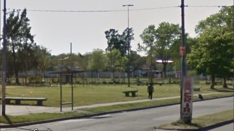 La plazoleta de Casiano Casas y Blas Parera donde comenzó el procedimiento del Comando Radioeléctrico.