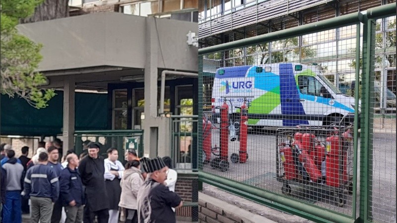 En el lugar trabajó una dotación de Bomberos y una ambulancia. 