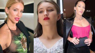 Nicole Neumann, Indiana Cubero y Mica Viciconte.