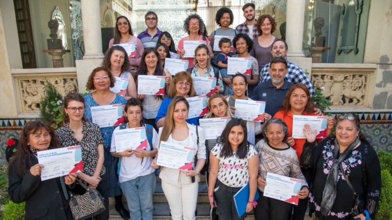El taller reunió a 25 mujeres migrantes y emprendedoras.