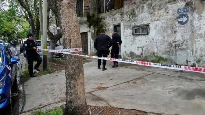 La pensión de Latzina y Lisboa, en el barrio de las diagonales: el escenario del femicidio.