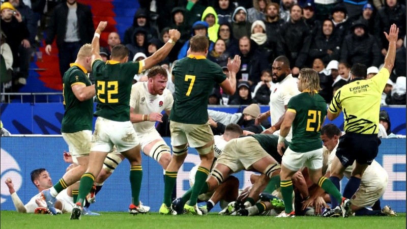 Sudáfrica lo ganó en el último suspiro y jugará la final contra los All Blacks.
