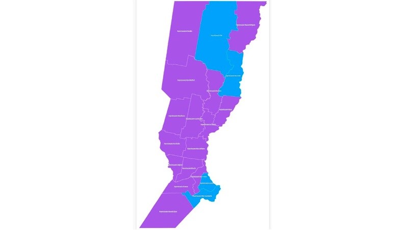 Así quedó el mapa de Santa Fe.
