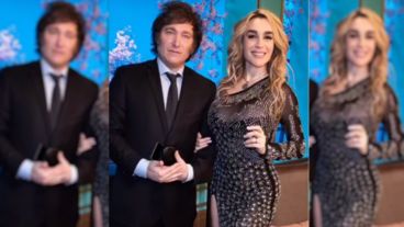 Javier Milei y Fátima Florez.