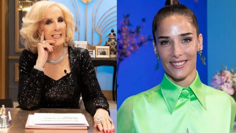 Mirtha Legrand y Juana Viale.
