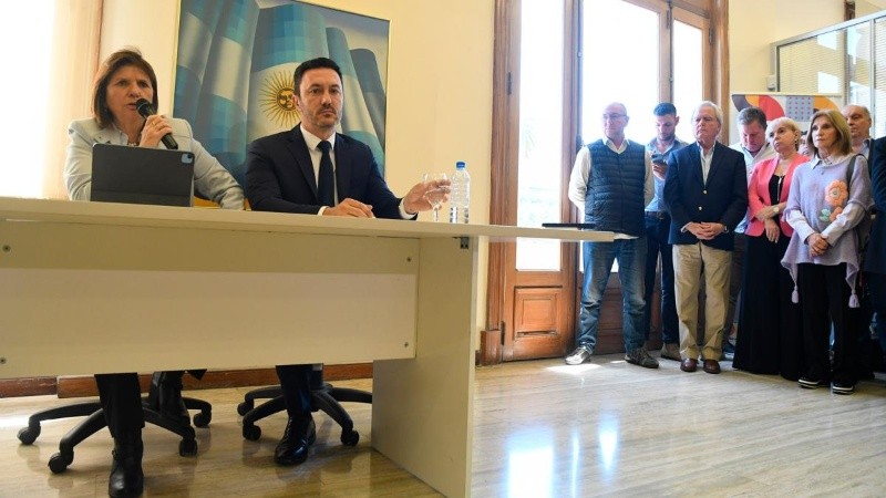 Bullrich y Petri expresaron su apoyo a Milei pese a las 