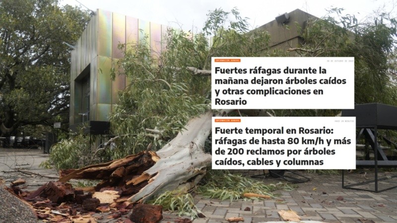 De no creer: temporales casi idénticos con un año exacto de distancia.