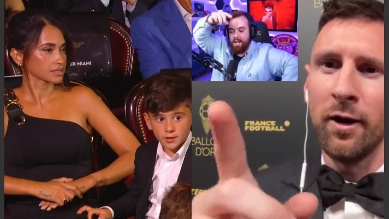 Otros dos momentos del Balón de Oro.