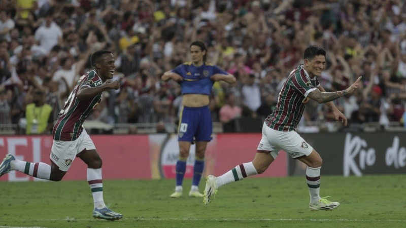 Cano celebra y el equipo brasileño se queda con su primer título en el máximo torneo continental.