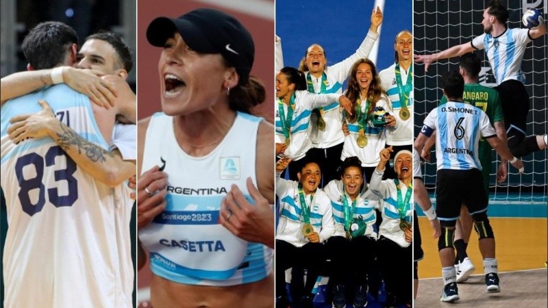 Las y los atletas que representaron a la Argentina.