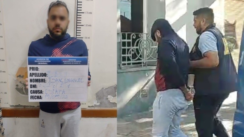 Isaac Emanuel T. fue arrestado hace una semana en Buenos Aires y ya lo trasladaron a Rafaela.