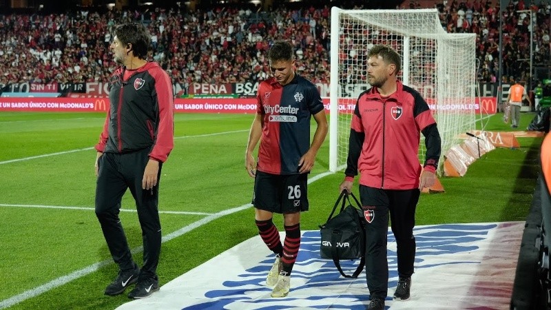 Así salió lesionado Ramiro Sordo el domingo pasado.