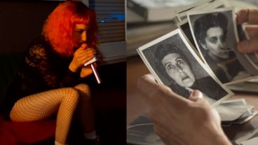 Imágenes de las películas "Fobia" y “Hedy Crilla, maestra de actores”.
