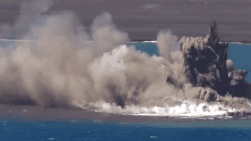 Landsat-9 vio la isla desde su posición a 705 kilómetros sobre la Tierra el 3 de noviembre.