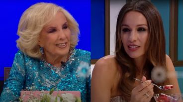Mirtha Legrand y Carolina Pampita Ardohain.