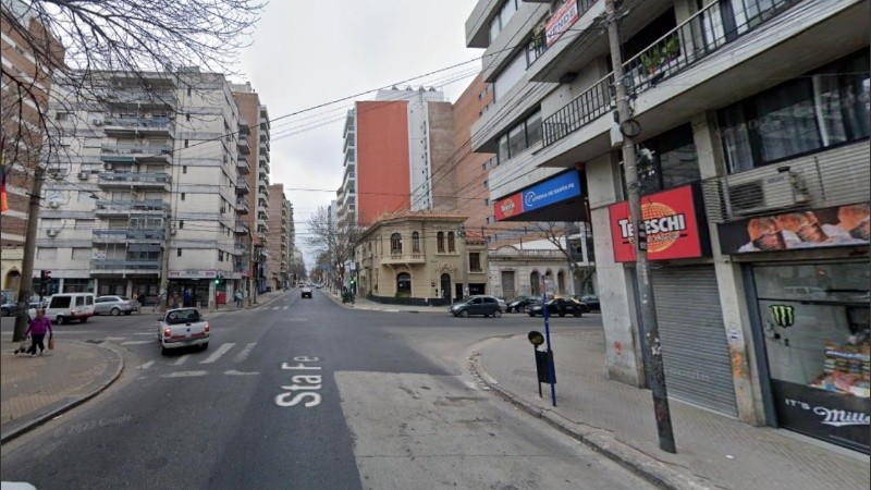 Santa Fe al 2700, la cuadra del hecho.