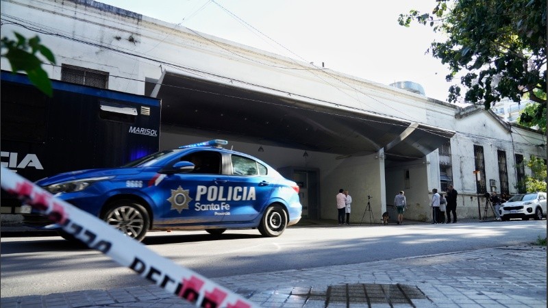 El hospital Provincial tras el crimen del policía.