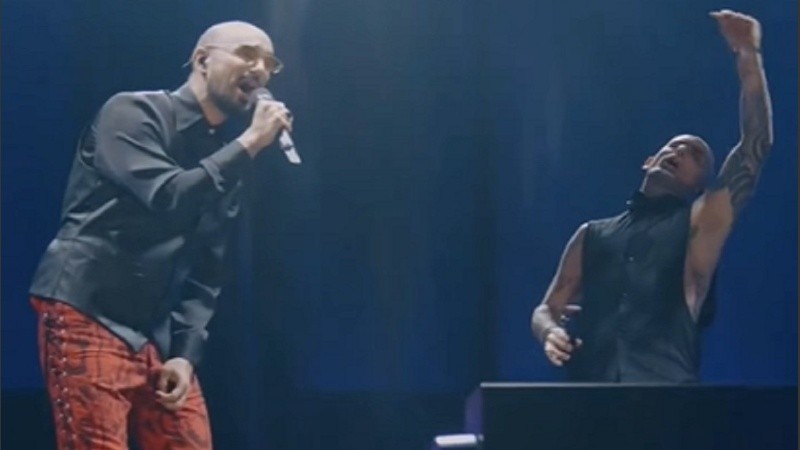 Uno de los momentos más emocionantes de la dupla cantando 