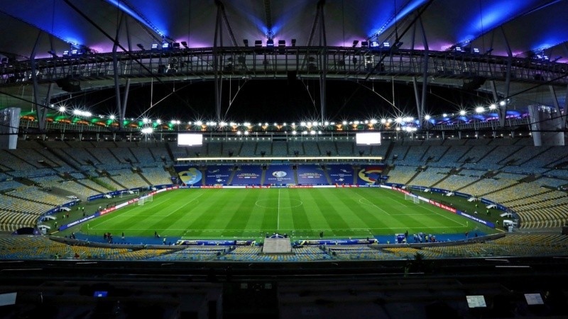 El mítico estadio carioca se prepara para otro duelo trascendental.