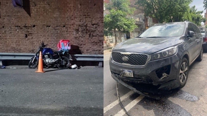 El conductor de la camioneta chocó, no asistió a la víctima, abandonó el vehículo y huyó a pie.