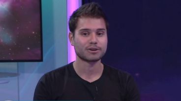 Juan Cruz Sirius, en los estudios de El Tres.