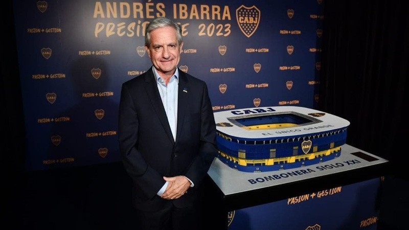 Andrés Ibarra, candidato a presidente de Boca.